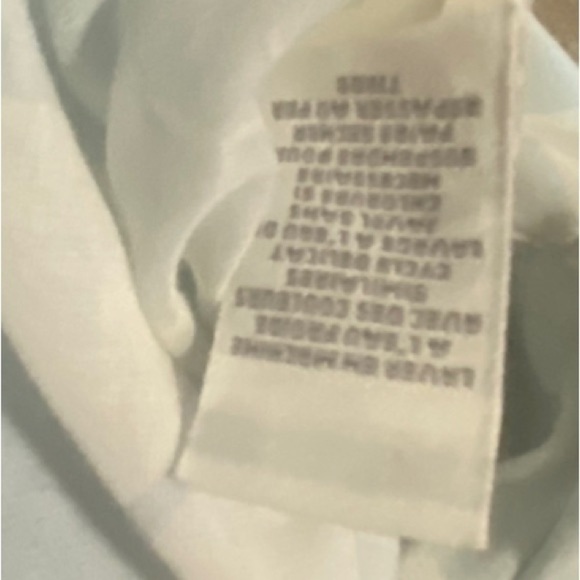 Elisabeth Liz Claiborne Floral Bell Sleeve Button Shirt Top 2X PLUS White Blue - Picture 11 of 14